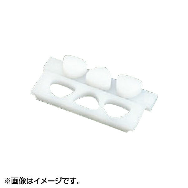 EBM PE おにぎり型 押し蓋付（B）関東型 6穴 小 0530000