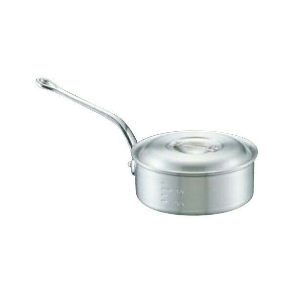 EBM アルミ 浅型 片手鍋 （目盛付） 0094500