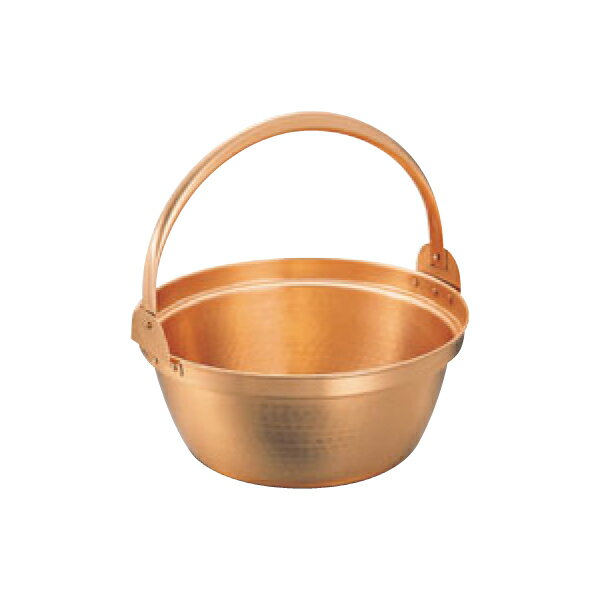 丸新銅器 銅 山菜鍋 （錫引きなし） 0143100