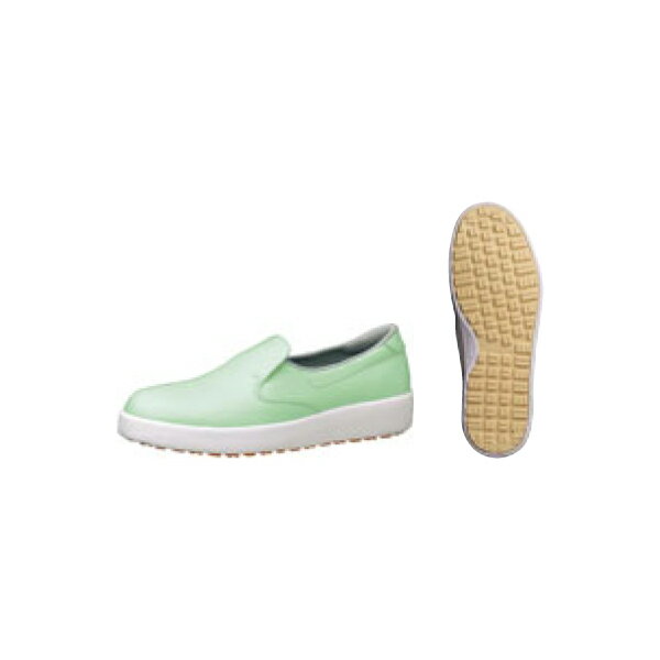 EBM スニーカー ハイグリップ H-700N グリーン 24cm 2244800