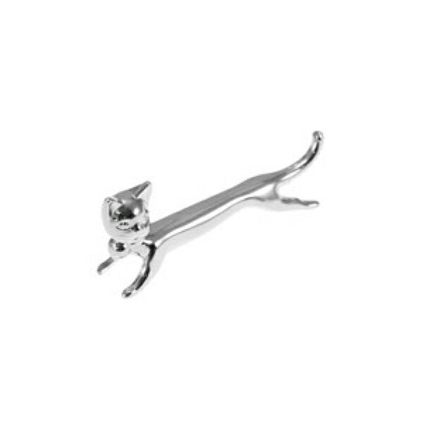 EBM ナイフレスト 猫 シルバー 亜鉛合金 1945710