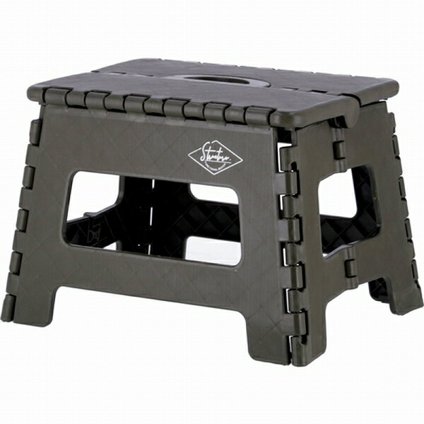 不二貿易:フォールディングステップスツール H22cm KH 1個箱 86873 踏み台 スツール チェア 折りたたみ ステップスツール