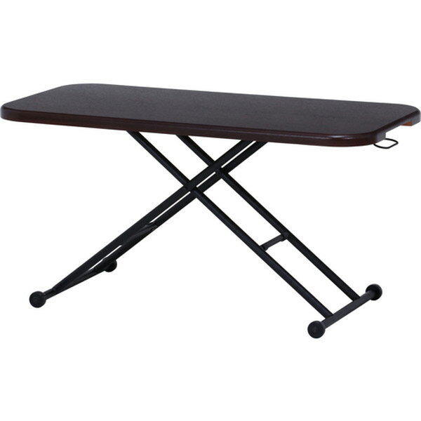 【地域制限有】【メーカー直送】不二貿易 ガス昇降フリーテーブル ワイド BR 00074712