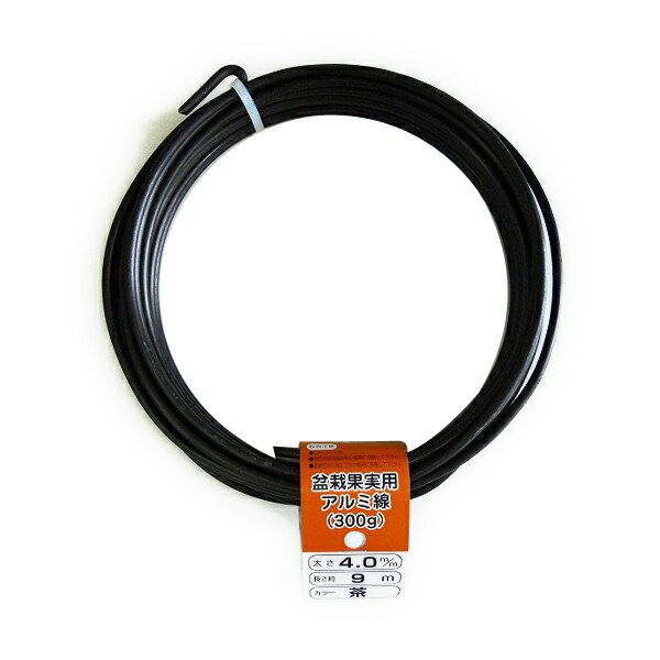 OWL（オウル） アルミ針金 ブラウン 300gX4.0mm #240-4.0