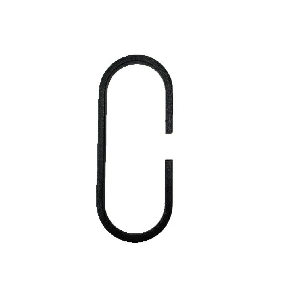 フジテック・ジャパン アンティーク角型Cカン 中 ブラック 77051