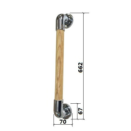 フジテック・ジャパン つかまらないと倒れるよ 600 ブリスター 35122 木製手すり 補助手摺 35122 フジテックジャパン