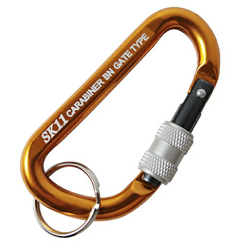 【2/20限定★抽選で100％ポイント還元】SK11（エスケー11）:ロックカラビナBN ゴールド SAC-660BN