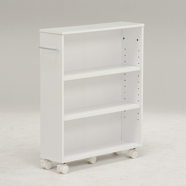 萩原:マガジンラック （ホワイト） RCC-1021WH-S【メーカー直送品】 マガジンラック ワゴ