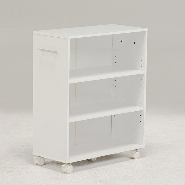 萩原:マガジンラック （ホワイト） RCC-1021WH-L【メーカー直送品】 マガジンラック ワゴ