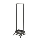 【地域制限有】【メーカー直送】萩原 ハンガーラック ダークブラウン KR-3368DBR(3)