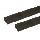 安田 アルミアングル 2m 2.0x15x30mm ステンカラー 2本組 3100270