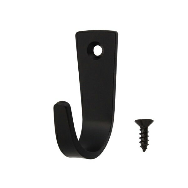 ハイロジック スタイリッシュ シングルフック ブラック 58636 インテリア アンティーク