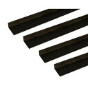 安田 アルミアングル 1m 3.0x25x50mm ブロンズ 4本組 3100397