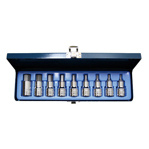 SIGNET（シグネット） 23899 1/2DR 9PCS ヘックスビットソケットセットケース付 23899