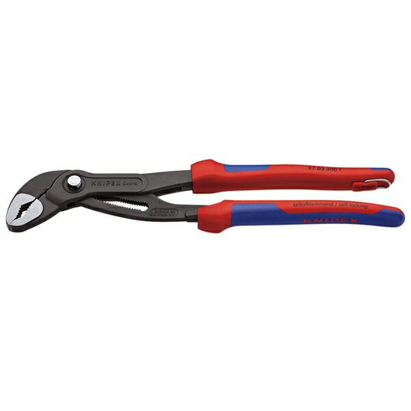 KNIPEX(クニペックス) 8702-300TBK コブラウォーターポンププライヤー落下防 8702-300TBK クニペックス コブラ プライヤー ウォータ...