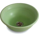 重蔵窯 MEBIUSU 四季 手洗い鉢 mebi111-305緑若