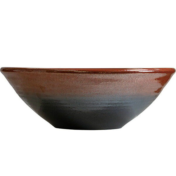 重蔵窯:利休信楽 手洗い鉢 032-40紅竜（せきりゅ 信楽焼 手洗い 洗面 焼き物 032-4...