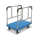 カナツー:長尺物運搬車300kg積載ストッパー付き PLA300Y-W-DS【メーカー直送品】 長尺物運搬車 300kg ストッパー付き PLA300Y-W-D...