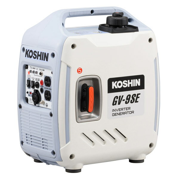 あす楽 工進 KOSHIN :＜工進認定店＞インバーター発電機 0.9KVA GV-9SE 売れ筋 おすすめ ワキタ 本田 ヤマハ デンヨー ナカトミ パオック キポー 北越 バルーン 災害 イベント 自治体 防災 備…