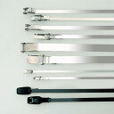 信栄物産:プラスチックベルト 10幅×1200mm PB-112N 締め金具プラスチック製 4953120072036