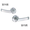 あす楽 川口技研:50mm Jレバー (24番)シリーズ 空錠・丸座 ニッケル バックセット JL-24-1M-N BS50 川口技研 レバーハンドル Jレバー...