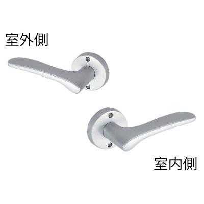 川口技研 50mm Jレバー （20番）シリーズ 空錠・丸座 ニッケル バックセット JL-20-1M-TN　BS50 川口技..