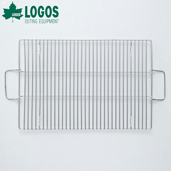 【2/5限定★抽選で100％ポイント還元】ロゴス（LOGOS）:極太ステンレス焼網 L 81063962 アウトドア キャンプ 野外 81063962