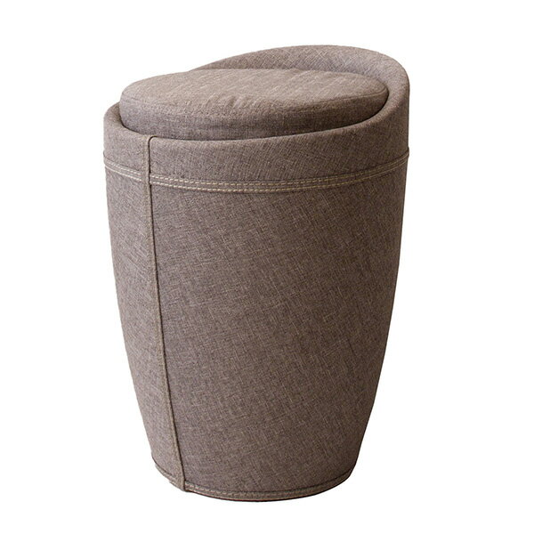 宮武製作所:収納スツール グレー CH-K100F【メーカー直送品】 収納スツール 持ち手付き軽量 持ち運び 合成皮革 CH-K100F 持ち手付き軽量 持ち運び 合成皮革