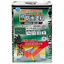 【5/5限定!抽選で最大100%ポイントバック★要エントリー】ニッペホームプロダクツ:水性ベランダ・屋上床用防水遮熱塗料 クールグリーン 14kg 497612...