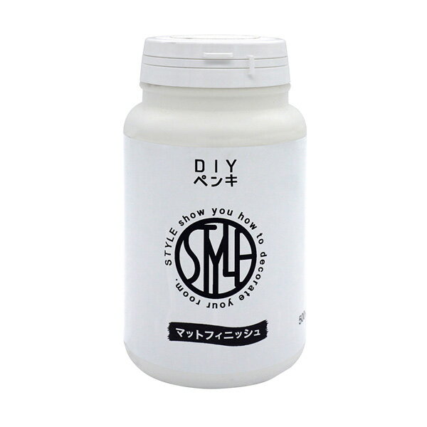 ニッペホームプロダクツ:水性DIYペンキ スノウホワイト 500ml 4976124889004【メーカー直送品】【地域制限有】 水性 室内用 壁紙 塗料 つや消し ペンキ 黒板