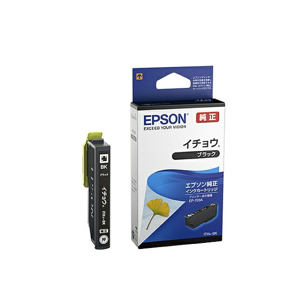 EPSON（エプソン）: イチョウ ブラックインク ITH-BK ITH-BK PC パソコン 印刷機 プリンター インク 詰め替え 純正品