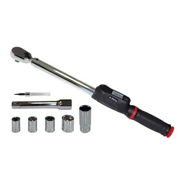 エマーソン:デジタルトルクレンチ EM-243 エマーソン トルク 安全 タイヤ交換 管理 ソケット レンチ EM-243 工具 測定 計測