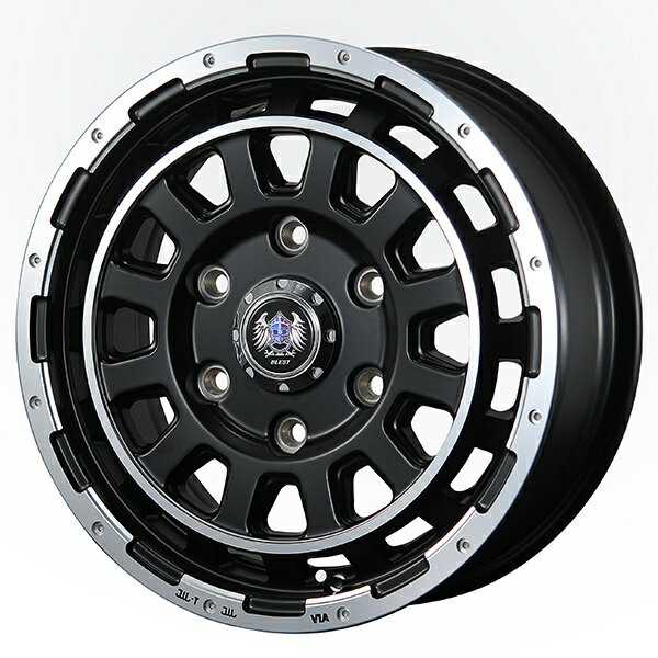 BLEST（ブレスト） バーンズテック DH-Stream 1560 139.7 6H +45 セミグロスブラック DH-Stream