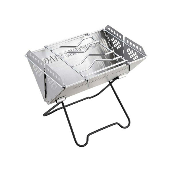 CAPTAIN STAG（キャプテンスタッグ）の一覧はこちら幅235×奥行185×高さ210mm重量900g材質:本体：ステンレス鋼、脚：鉄(焼付塗装）、ロックフレーム・ゴトク・アミ・ロストル：鉄（クロムめっき）収納バッグ：ポリエステルロックフレーム・ゴトク・網：鉄（クロムめっき）、収納バッグ：ポリエステル収納サイズ/310×210×厚さ40mm(バッグ収納時）、網サイズ/220×170mmセット内容/本体[1]、ロックフレーム[1]、ゴトク[1]、アミ[1]、収納バッグ[1]焚き火・バーベキュー・煮炊き。賢く多用途に使える。津0リングやソロキャンプにも。※離島への配送は不可です。JANCD:4560464267082【銀行振込・コンビニ決済】等前払い決済予定のお客様へ当商品は弊社在庫品ではなく、メーカー在庫品です。在庫確認後に注文確認を行い、お支払いのお願いを送信させて頂きます。休業日、14:00以降のご注文の場合は翌営業日に上記手続きを行います。お時間が掛かる場合がございます。