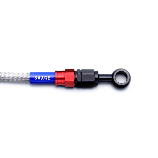 SWAGE-LINE（スウェッジライン）:SwageLine リアホースキット GSX-R750 00-03 RAR496 バイク オートバイ ブレーキ