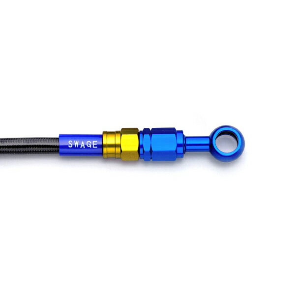 SWAGE-LINE（スウェッジライン）:SwageLine フロントホースキット NS50F 87-90 PAFB037 バイク オートバイ ブレーキ