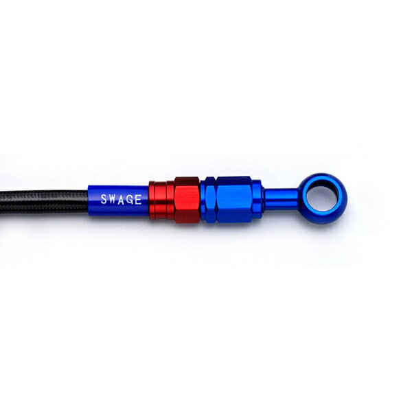 SWAGE-LINE（スウェッジライン）:SwageLine フロントホースキット NS50F 87-90 SAFB037 バイク オートバイ ブレーキ