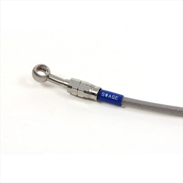 SWAGE-LINE PRO（スウェッジラインプロ）:Swage-PRO フロントホースキット（バイピース） YZF-R6 08-10 STP332FB 車種専用 ステンレスメッシュホース
