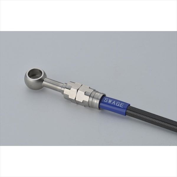 SWAGE-LINE PRO（スウェッジラインプロ）:Swage-PRO フロントホースキット（バイピース） ZEPHYR750 91-06/RS 96-02 STPB629FB 車種専用 ステンレスメッシュホース STPB629FB
