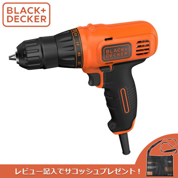 あす楽 BLACK DECKER（ブラックアンドデッカー）:スマートドリルドライバー KR112JP ドリル ドライバー 100V コード式 コンパクト BLACK＆DECKER ブラデカ