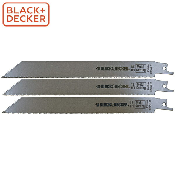 【ネコポス送料無料】 BLACK&DECKER（ブラックアンドデッカー）:金工ブレード 18TPI  ...