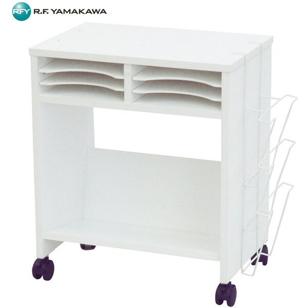 【法人限定】【車両制限】【車上渡し】【地域制限有】【メーカー直送】アール・エフ・ヤマカワ ノルム 木製収納ワゴンロー 傾斜棚付 ナチュラル SHTKWG2-NA 木製 ワゴン ラック 事務 オフィス 収納 棚 傾斜棚付