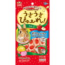 マルカン:うさうさぴゅーれ りんご 10g 5本入 ML-187 小動物 うさぎ ウサギ 兎 おやつ 間食 ペースト 液体 ML-187