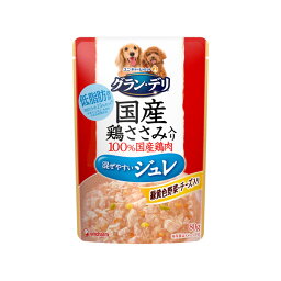 ユニ・チャーム:グラン・デリ パウチジュレ成犬用鶏ささみ・緑黄色野菜・チーズ入り 80g 4520699602959 犬 フード ウェットフード ドッグフード パウチ レトルト グラン・デリ パウチジュレ成犬用鶏ささみ・緑黄色野菜・チーズ入り