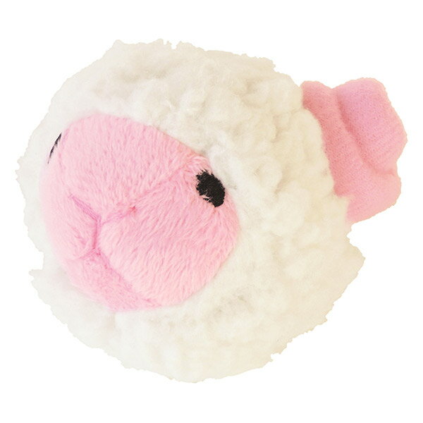 ペッツルート まんまるズーズー ヒツジ 4984937660529 sogyo2024 おもちゃ 玩具 ぬいぐるみ 布製 布 動物 笛付き 音 犬