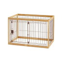 リッチェル(Richell):木製ペットサークル 90-60 ナチュラル 4973655592533 ペット サークル ケージ 木製 犬 小型 中型 いぬ