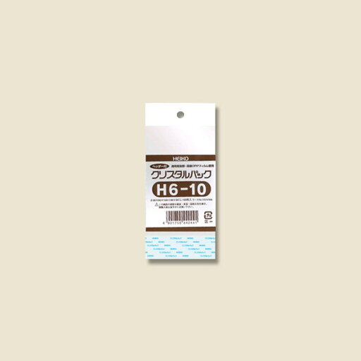 HEIKO(ヘイコー):【100枚】OPP袋 クリスタルパック H6-10 (ヘッダー付き) 006747000 透明袋 透明 パック 袋 PP袋 OPP クリスタルパック HEIKO 100枚 006747000 HEIKO(ヘイコー):【100枚】OPP袋 クリスタルパック H6-10 (ヘッダー付き) 006747000 透明袋 透明 パック 袋 PP袋 OPP クリスタルパック HEIKO 100枚 006747000