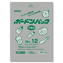 HEIKO（ヘイコー）:【100枚】ポリ袋 ボードンパック 穴ありタイプ 厚み0.025mm No.12 006763362 ポリ袋 ボードン 袋 ビニール袋 穴 プラ 野菜 青果 透明