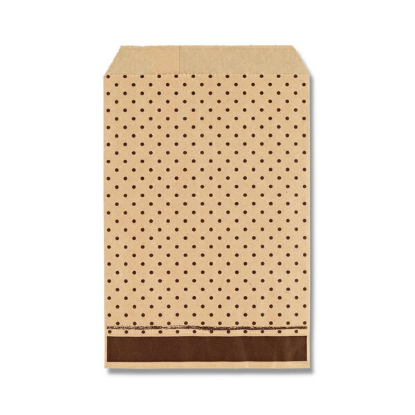 HEIKO（ヘイコー） 紙袋 柄小袋 Rタイプ R-85 ピンドット BR 200枚 006527277