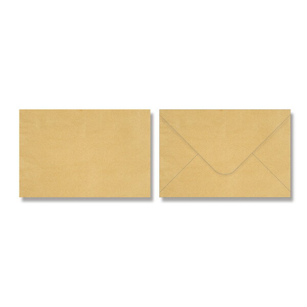 【ネコポス送料無料】 HEIKO（ヘイコー）:ミニ横型封筒 クラフト 20枚 007242410 メッセージカード カード メッセージ 封筒 横型 ミニ 007242410